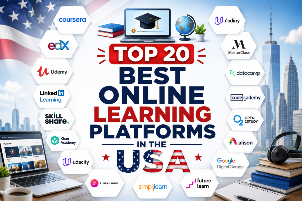 Top 20 Best Online Learning Platforms in the USA