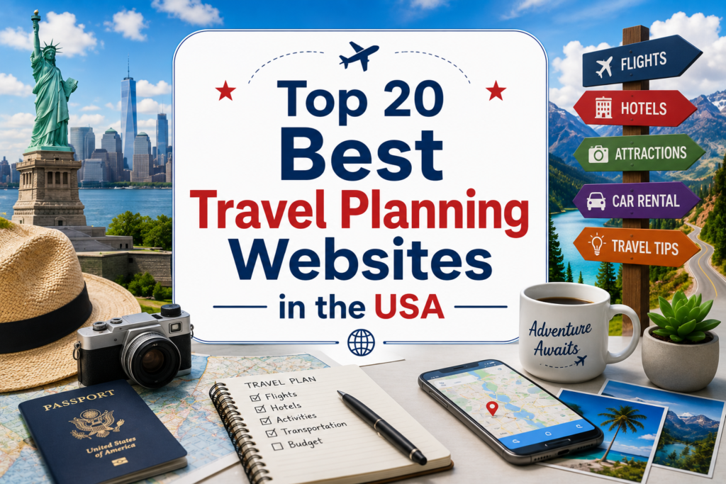 Top 20 Best Travel Planning Websites in the USA