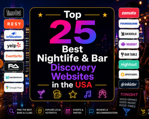 Top 25 Best Nightlife & Bar Discovery Websites in the USA