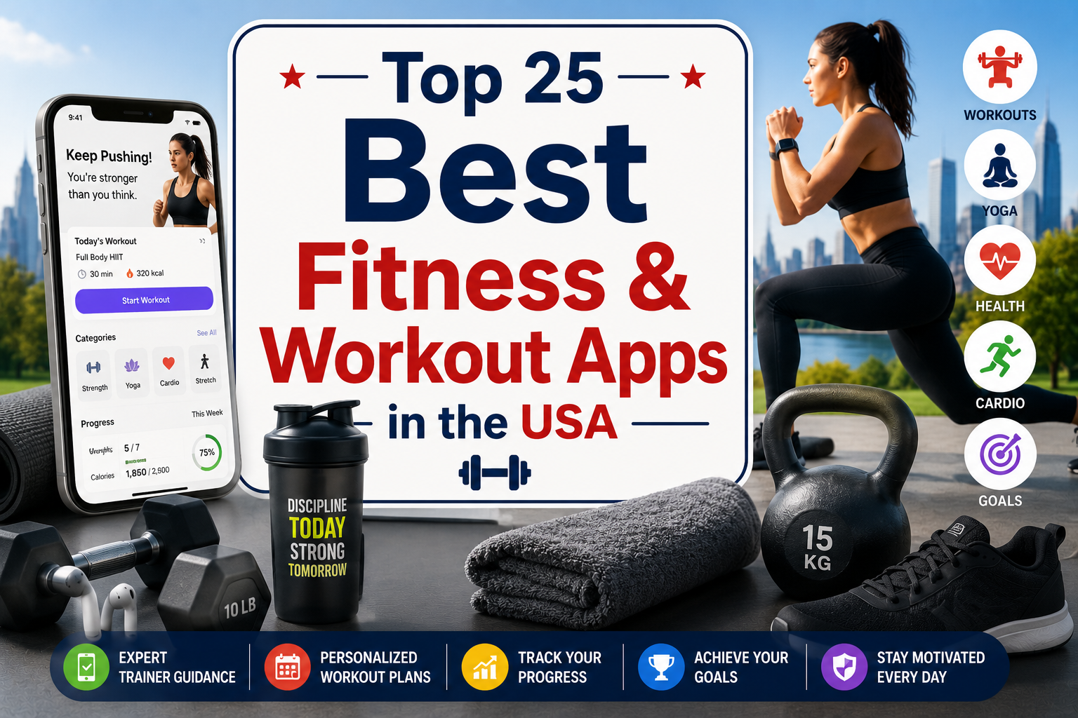 Top 25 Best Fitness & Workout Apps in the USA
