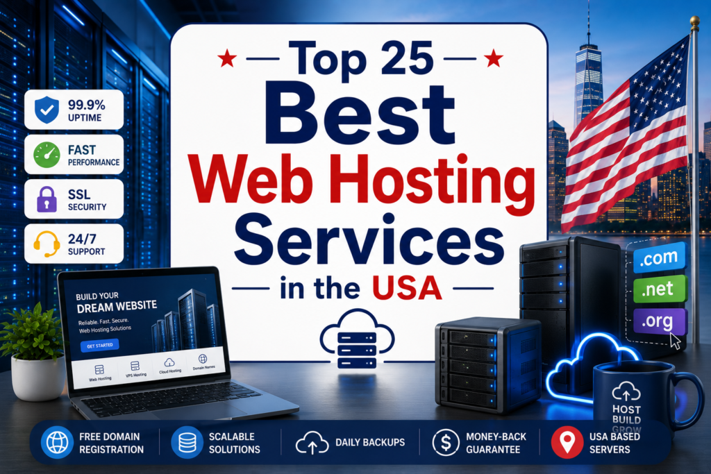 Top 25 Best Web Hosting Services in the USA