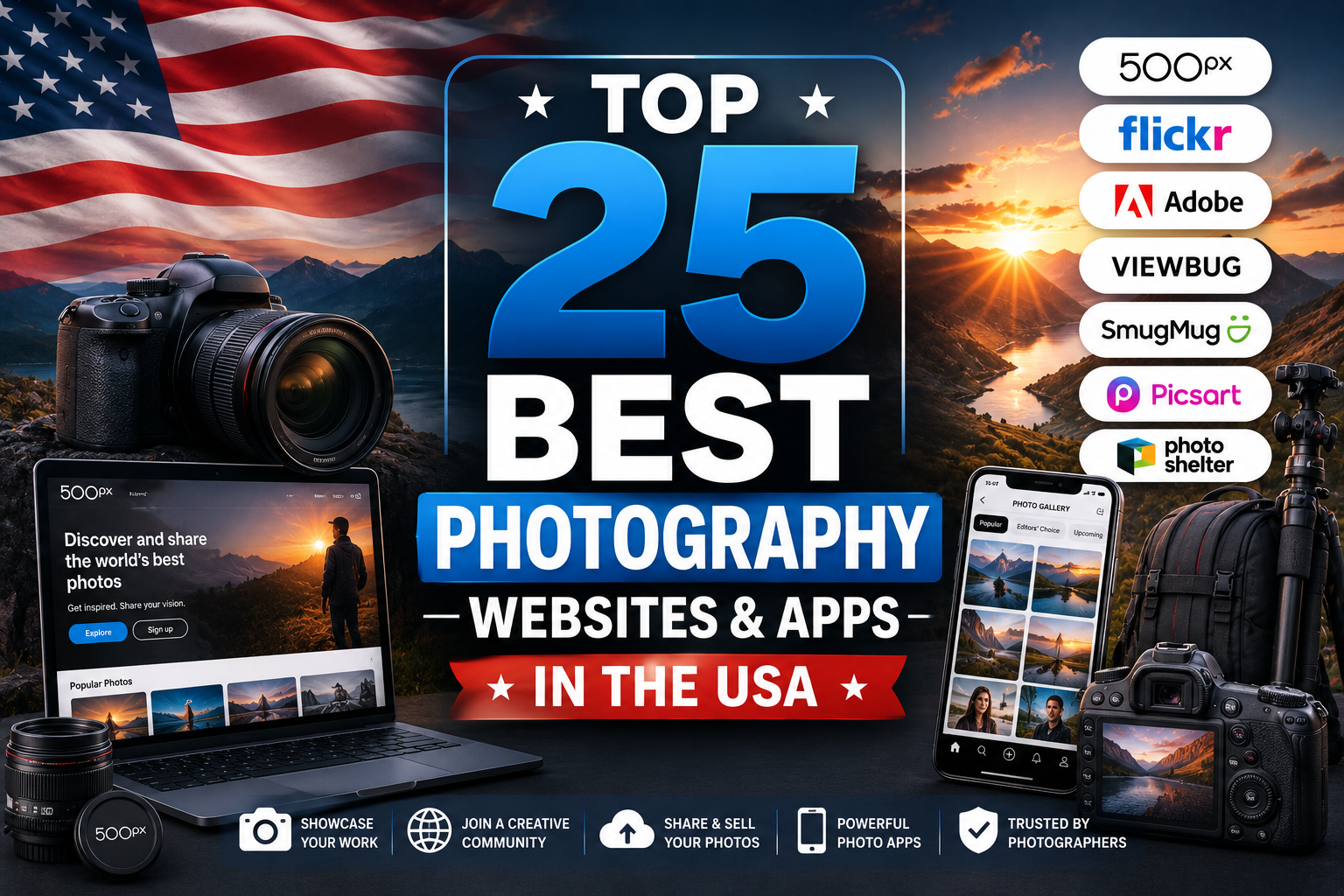 Top 25 Best Photography Websites & Apps in the USA