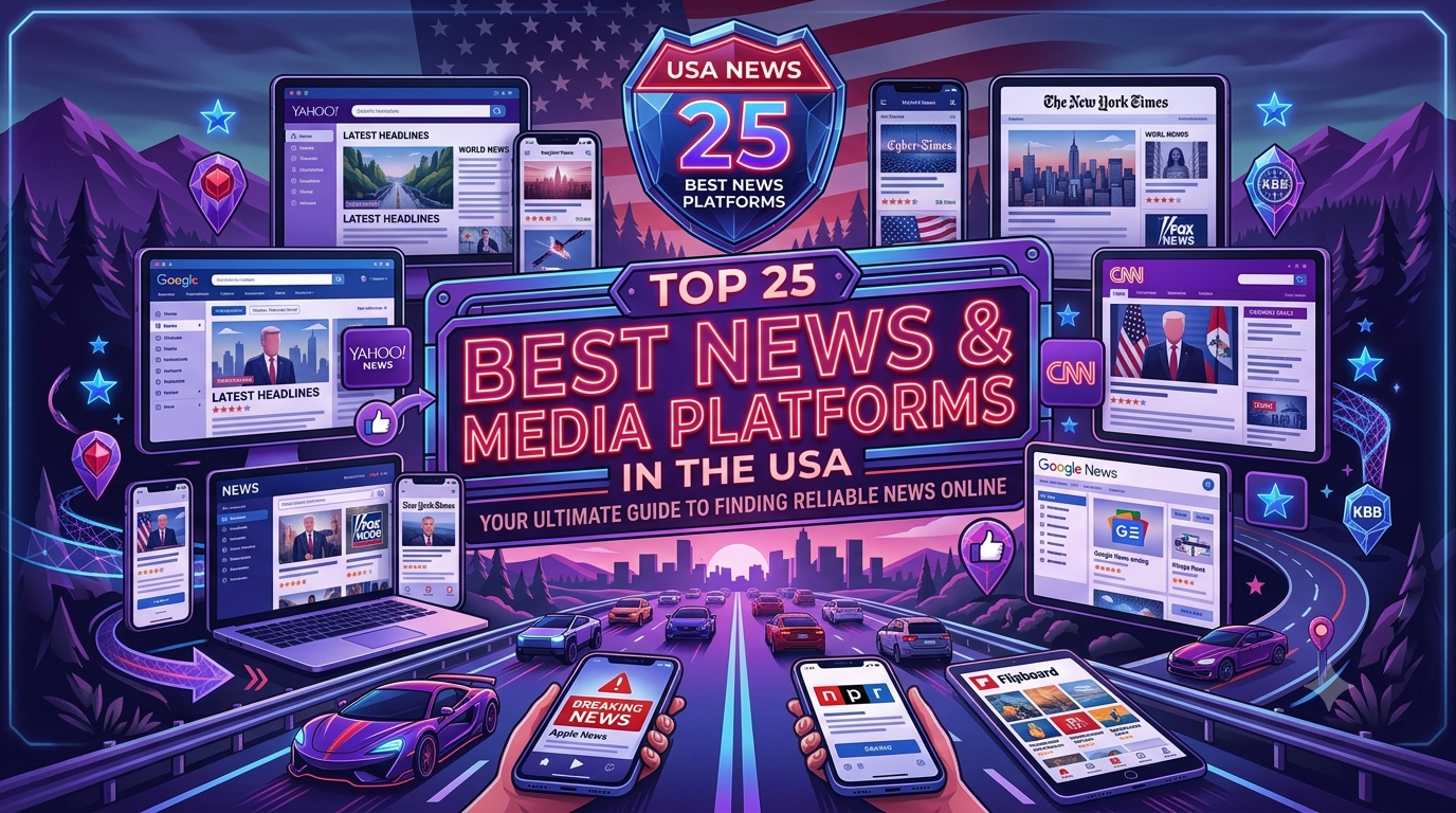 Top 25 Best News Websites & Apps in the USA