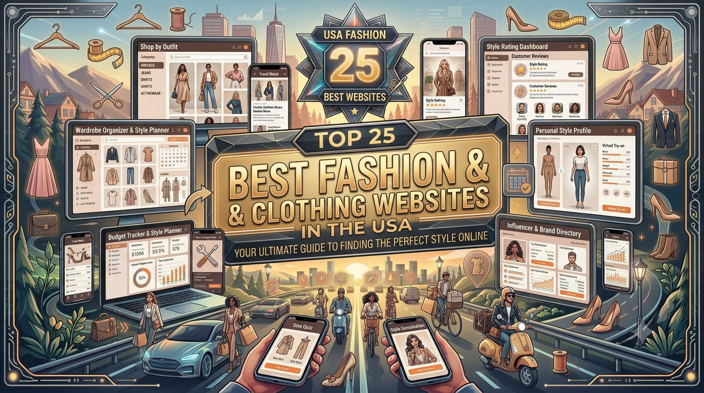 Top 25 Best Fashion & Clothing Websites in the USA