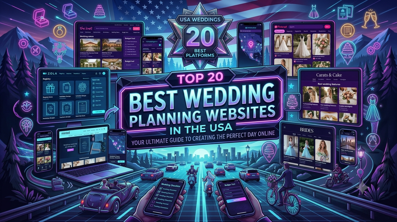 Top 20 Best Wedding Planning Websites in the USA