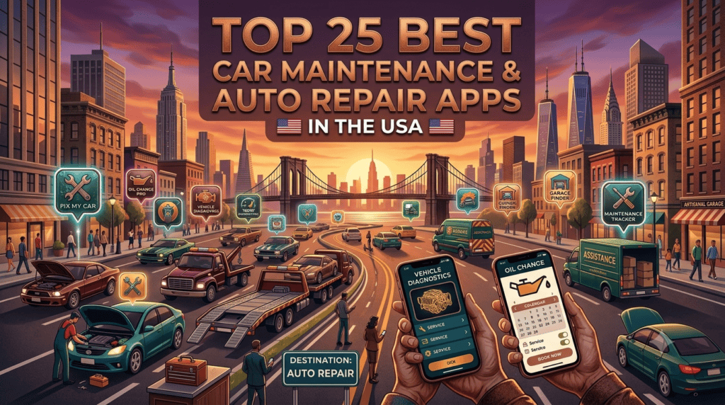 Top 25 Best Car Maintenance & Auto Repair Apps in the USA