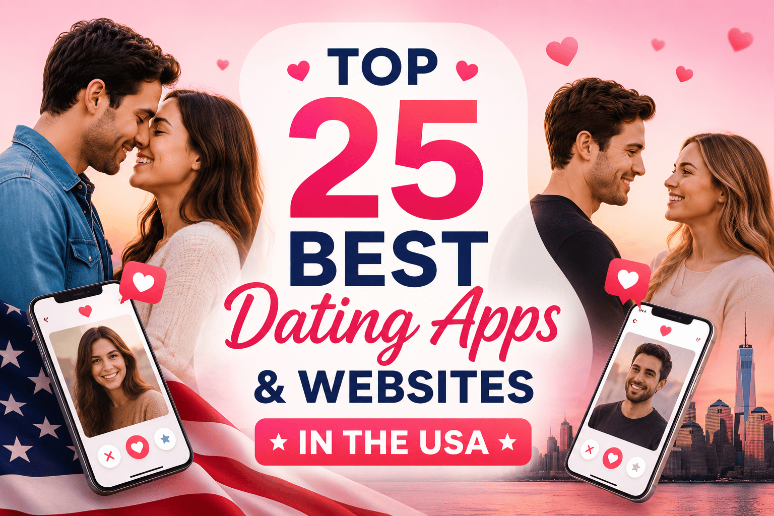Top 25 Best Dating Apps & Websites in the USA
