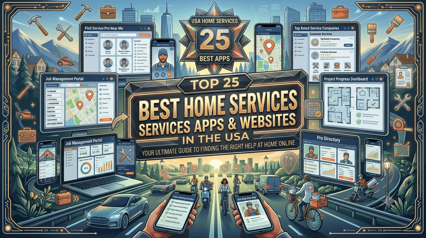 Top 25 Best Home Services Apps & Websites in the USA