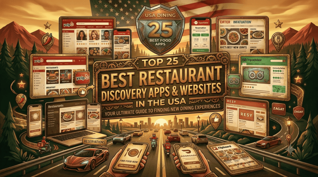 Top 25 Best Restaurant Discovery Apps & Websites in the USA