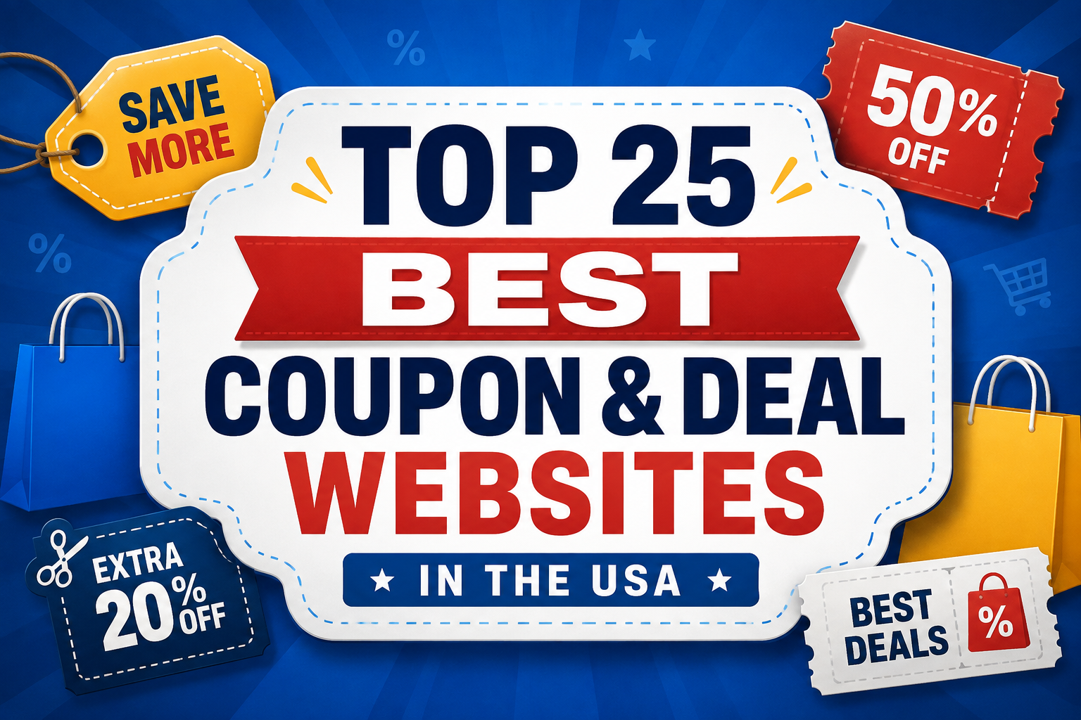 Top 25 Best Coupon & Deal Websites in the USA