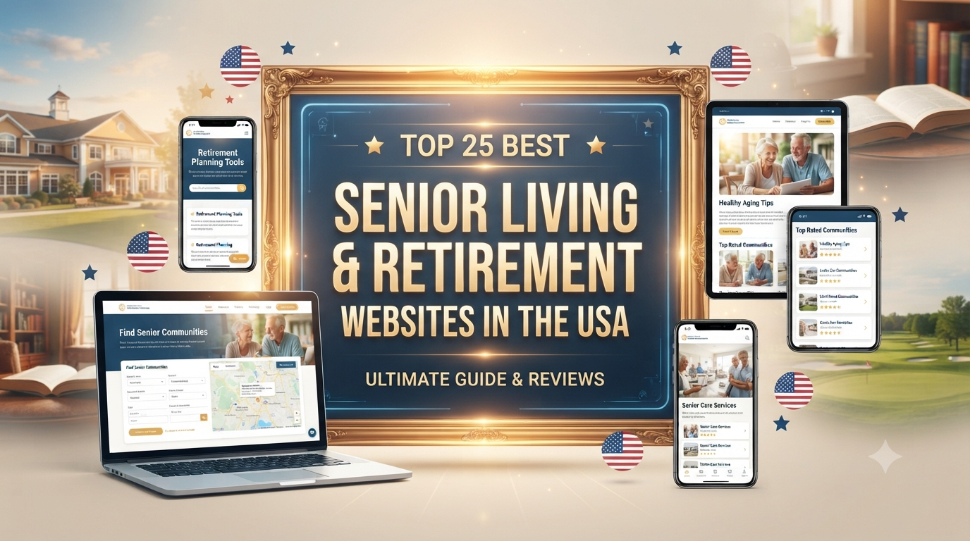 Top 25 Best Senior Living & Retirement Websites in the USA