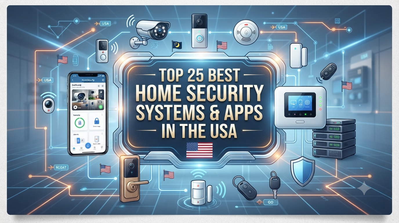 Top 25 Best Home Security Systems & Apps in the USA