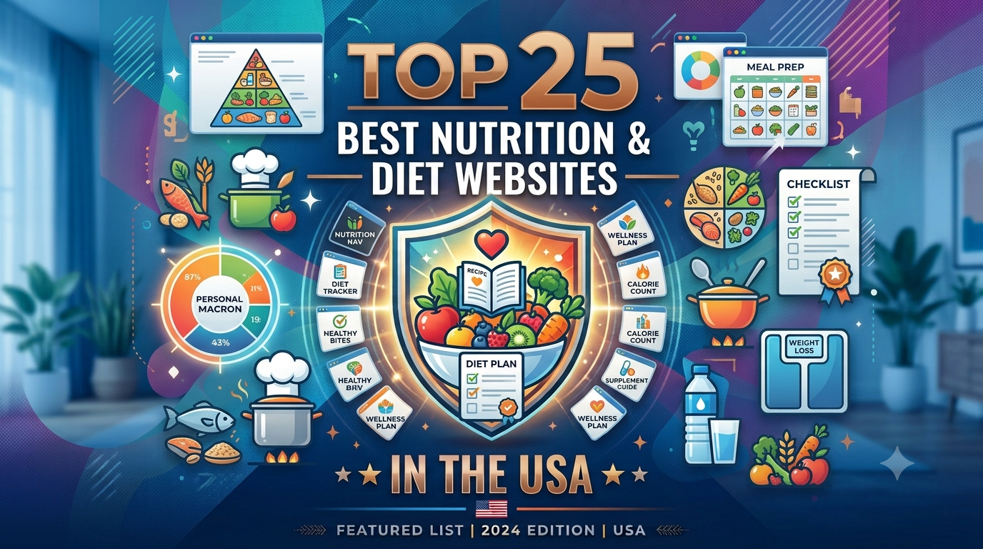 Top 25 Best Nutrition & Diet Websites in the USA