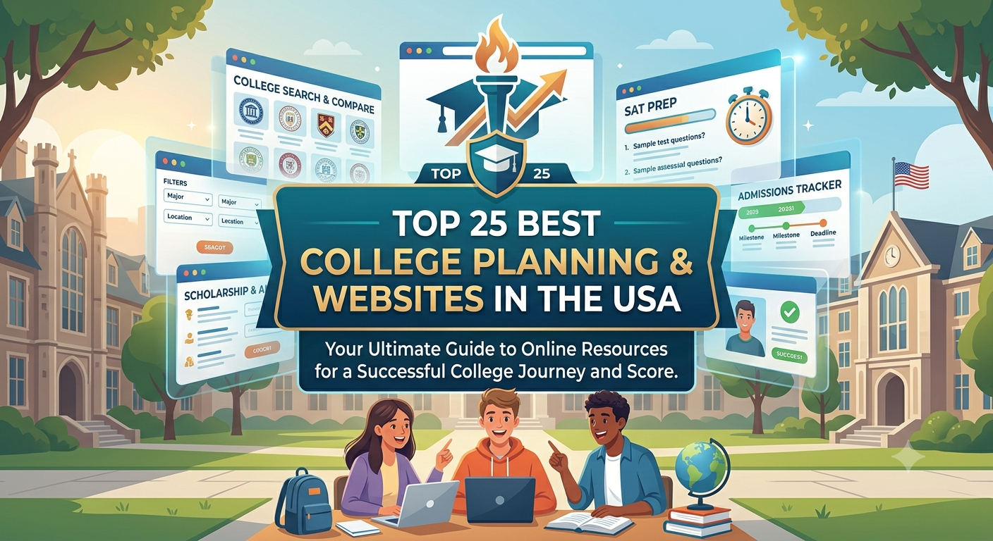 Top 25 Best College Planning & SAT Prep Websites in the USA