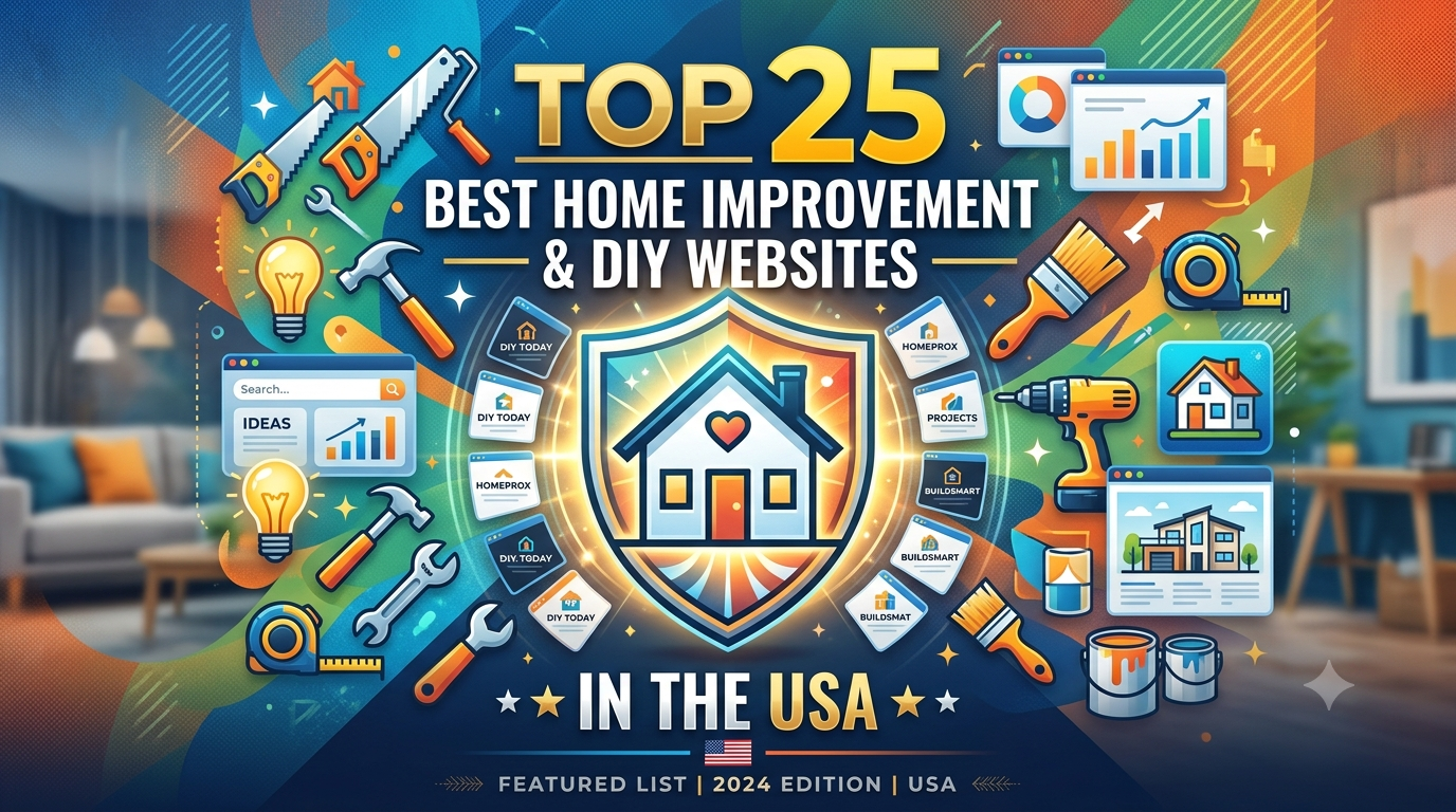 Top 25 Best Home Improvement & DIY Websites in the USA