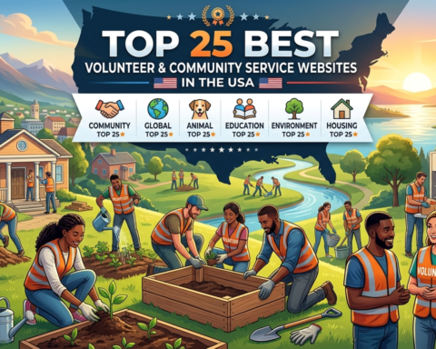 Top 25 Best Volunteer & Community Service Websites in the USA