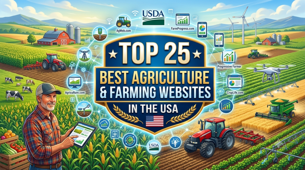 Top 25 Best Agriculture & Farming Websites in the USA