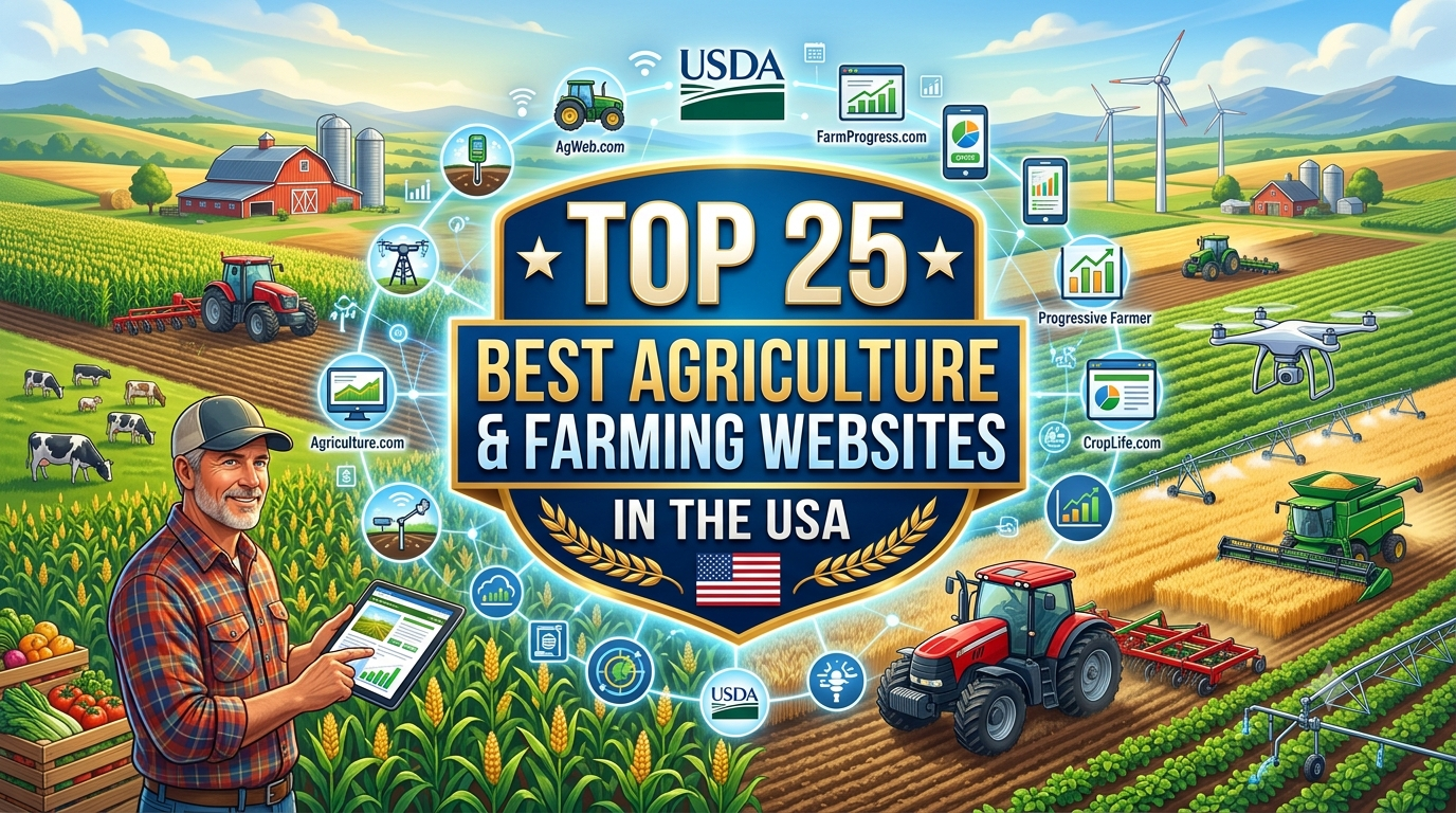 Top 25 Best Agriculture & Farming Websites in the USA