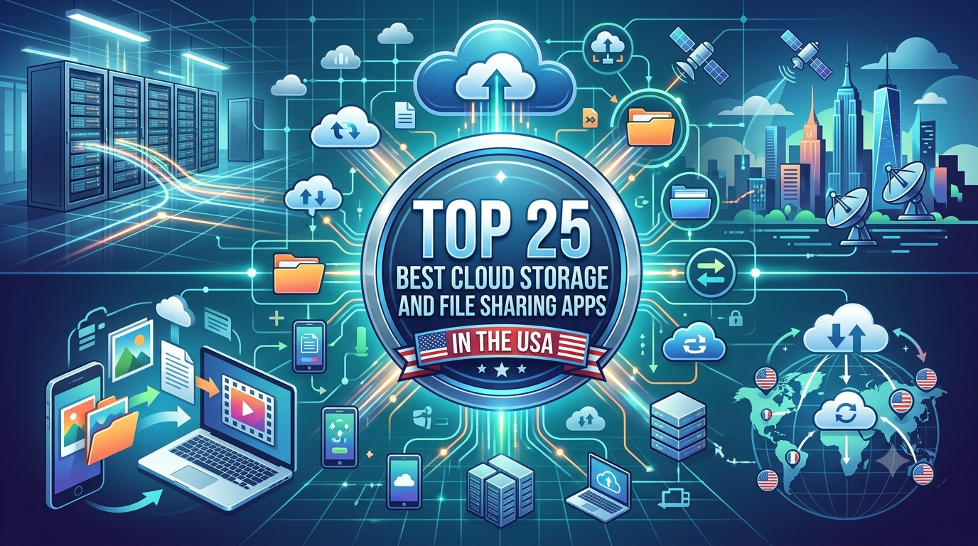 Top 25 Best Cloud Storage & File Sharing Apps in the USA