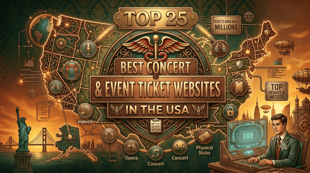Top 25 Best Concert & Event Ticket Websites in the USA