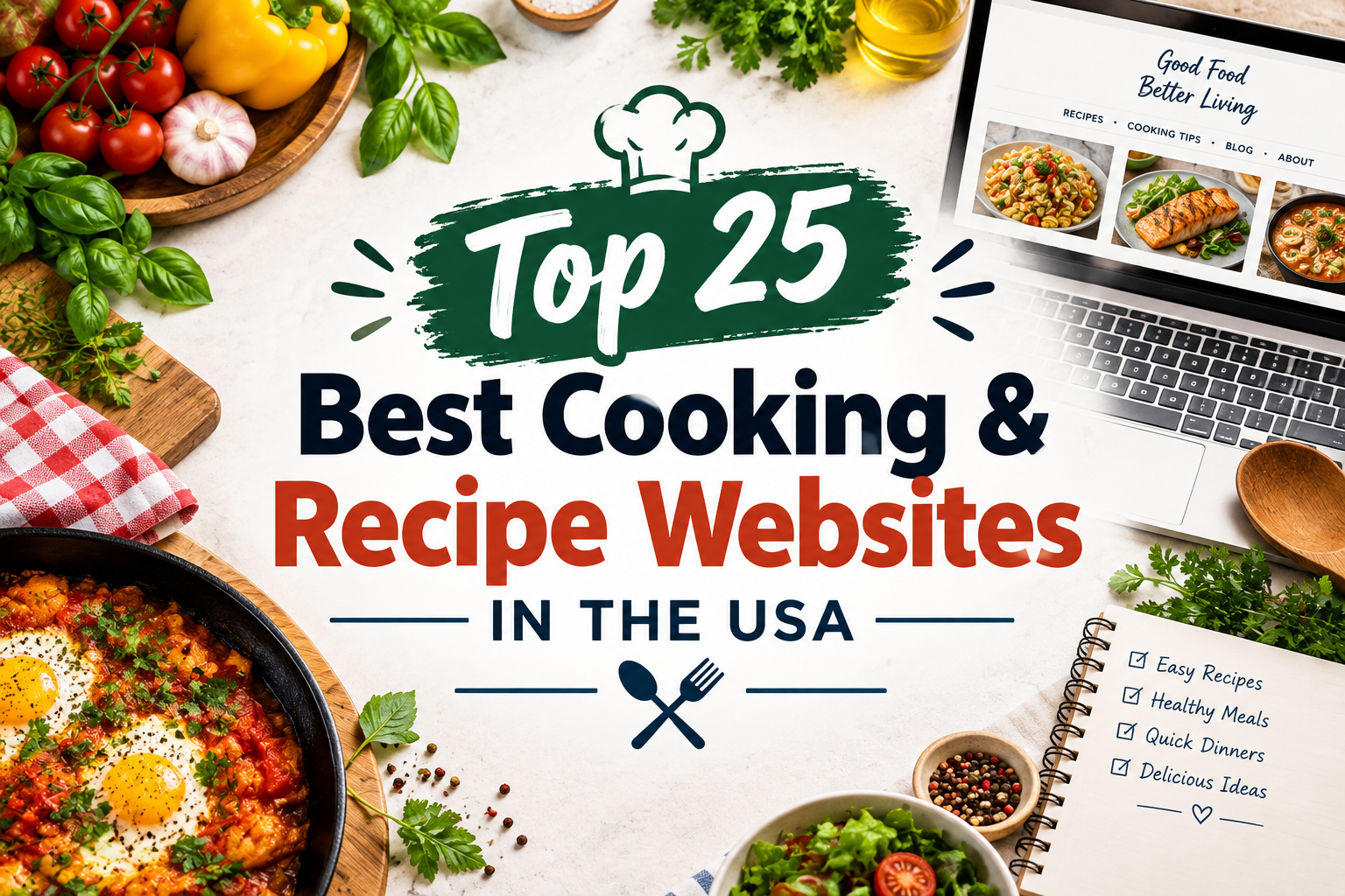 Top 25 Best Cooking & Recipe Websites in the USA
