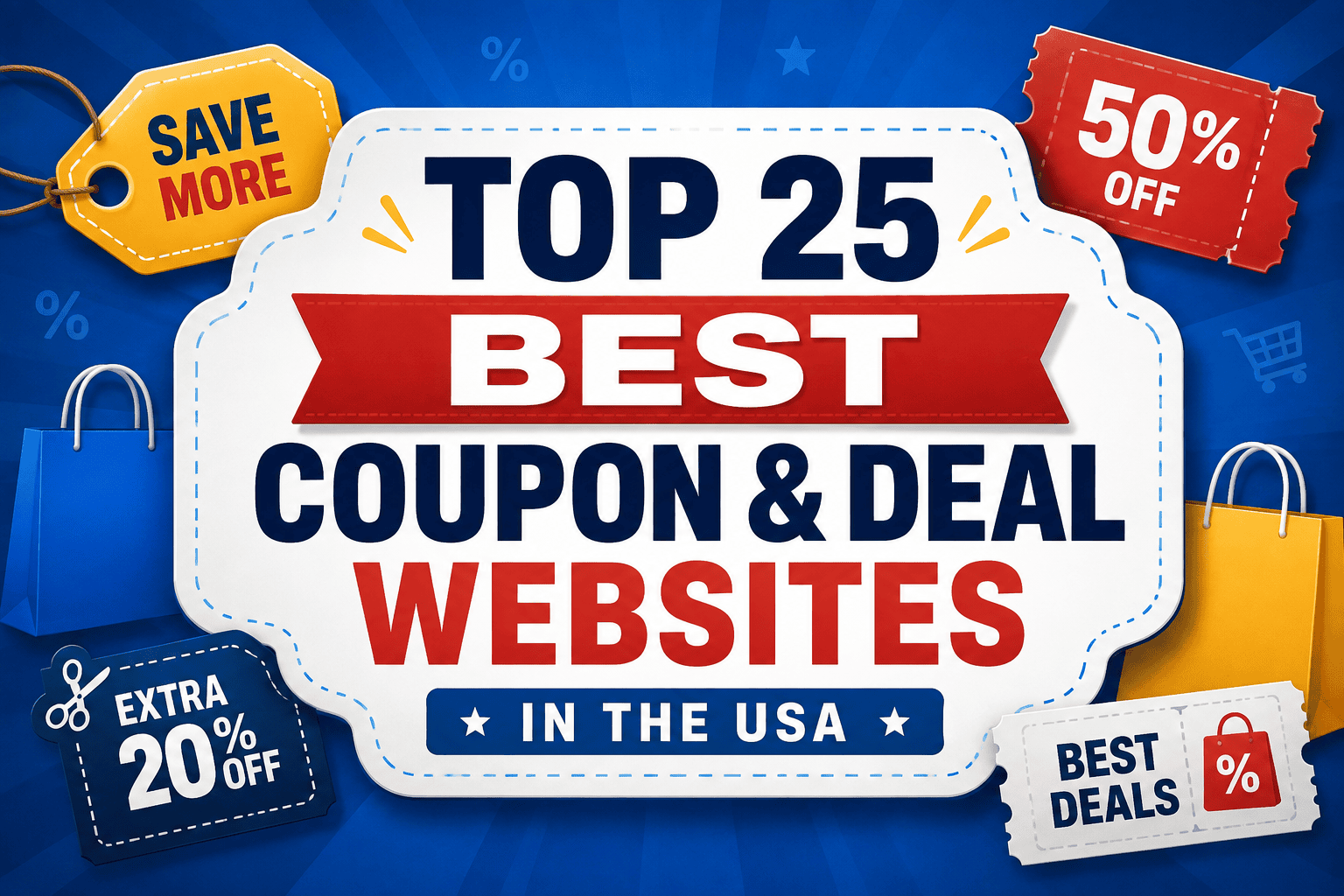 Top 25 Best Coupon & Deal Websites in the USA
