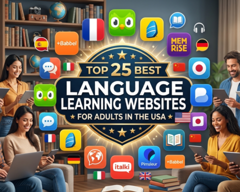 Top 25 Best Language Learning Websites for Adults in the USA