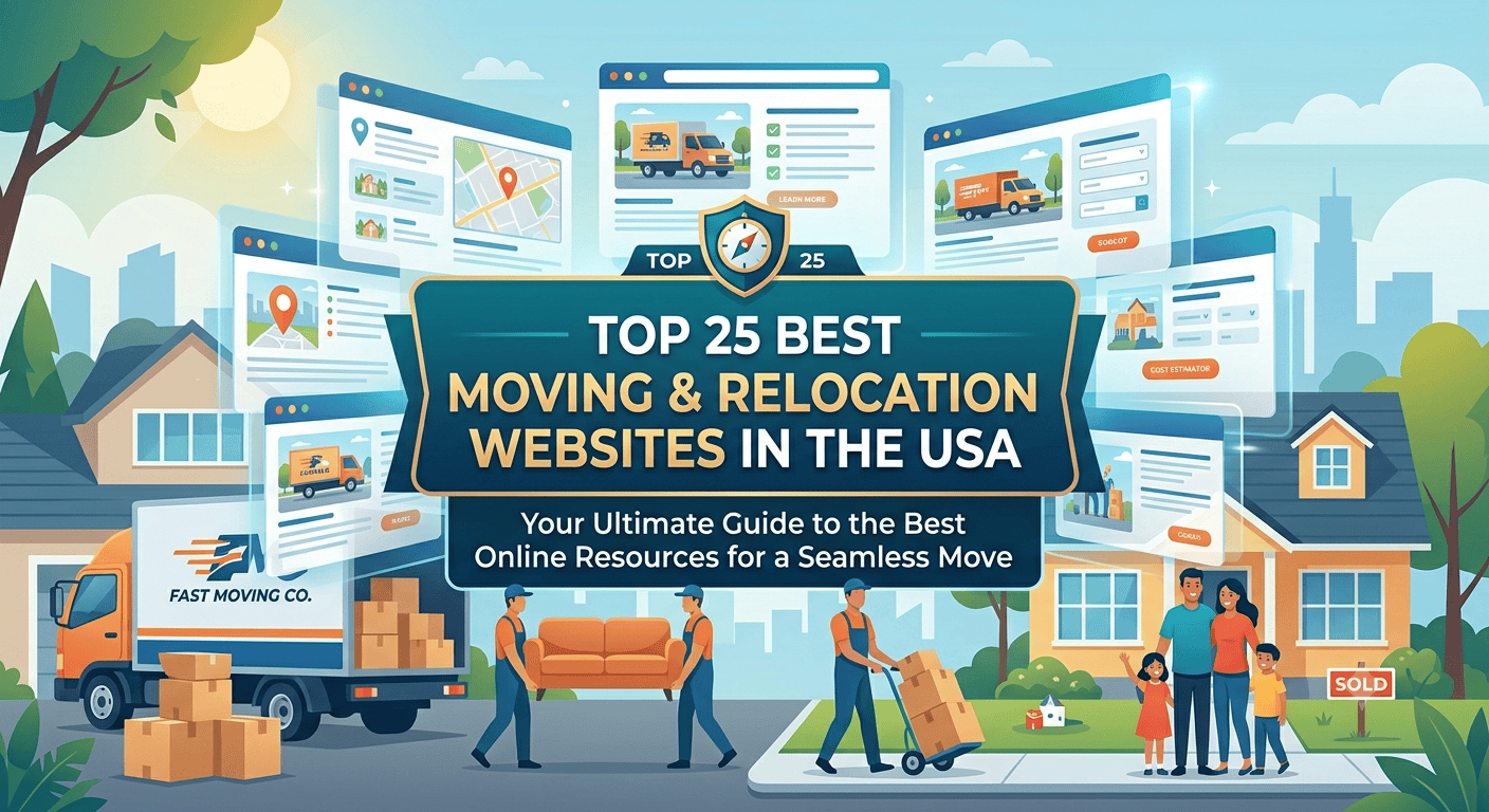 Top 25 Best Moving & Relocation Websites in the USA
