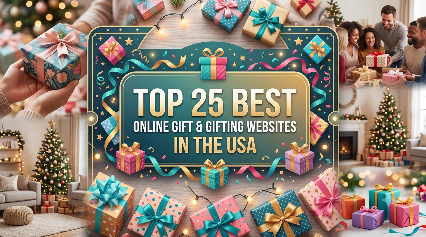 Top 25 Best Online Gift & Gifting Websites in the USA