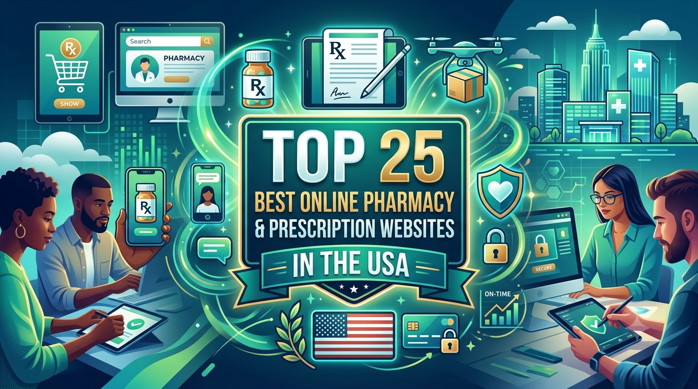 Top 25 Best Online Pharmacy & Prescription Websites in the USA