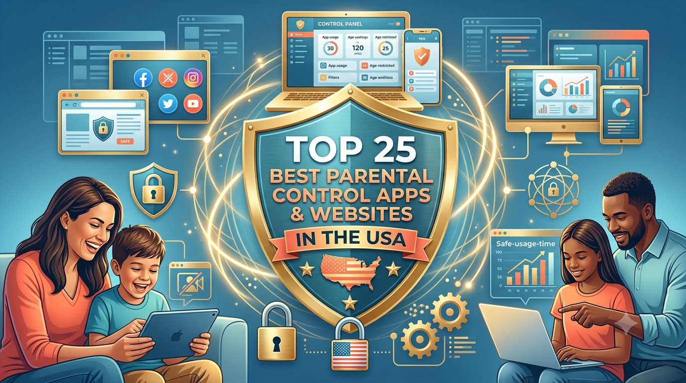 Top 25 Best Parental Control Apps & Websites in the USA