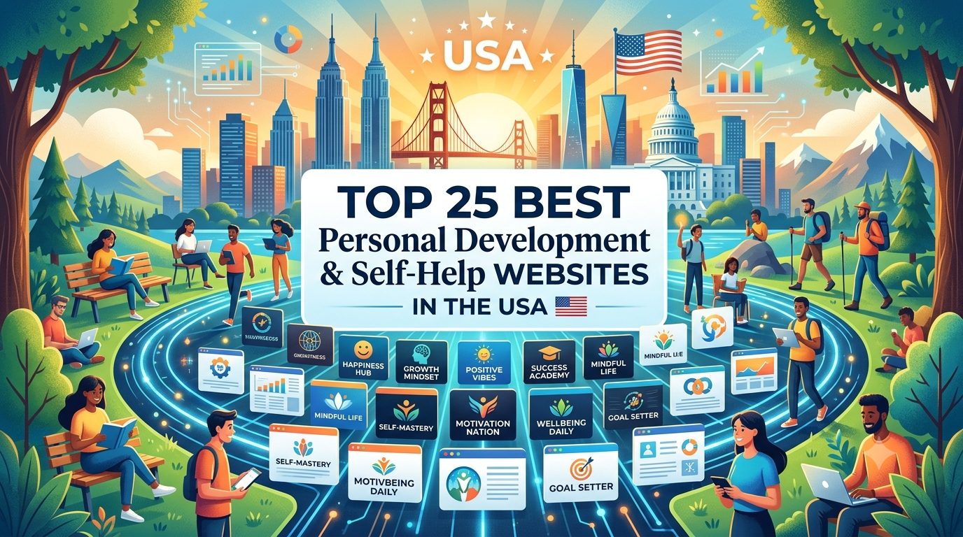 Top 25 Best Personal Development & Self-Help Websites in the USA
