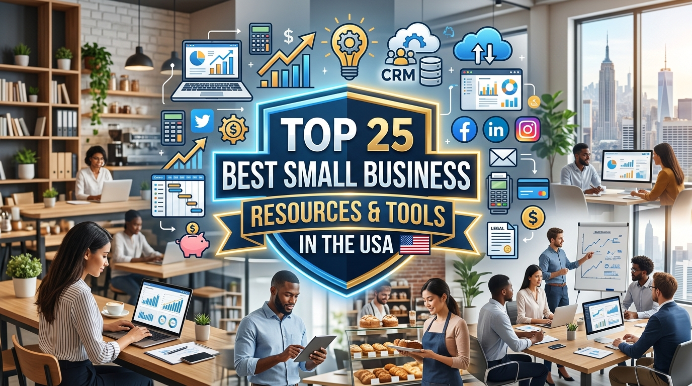 Top 25 Best Small Business Resources & Tools in the USA