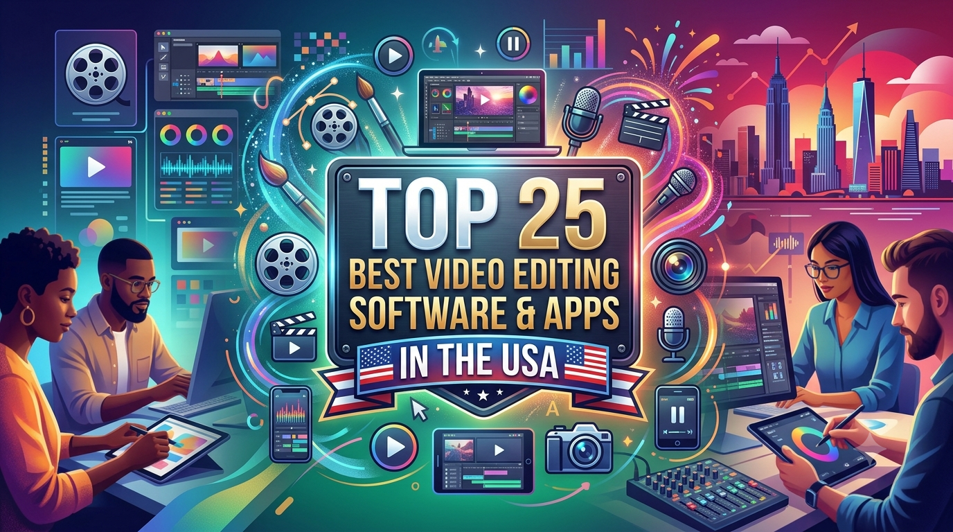 Top 25 Best Video Editing Software & Apps in the USA