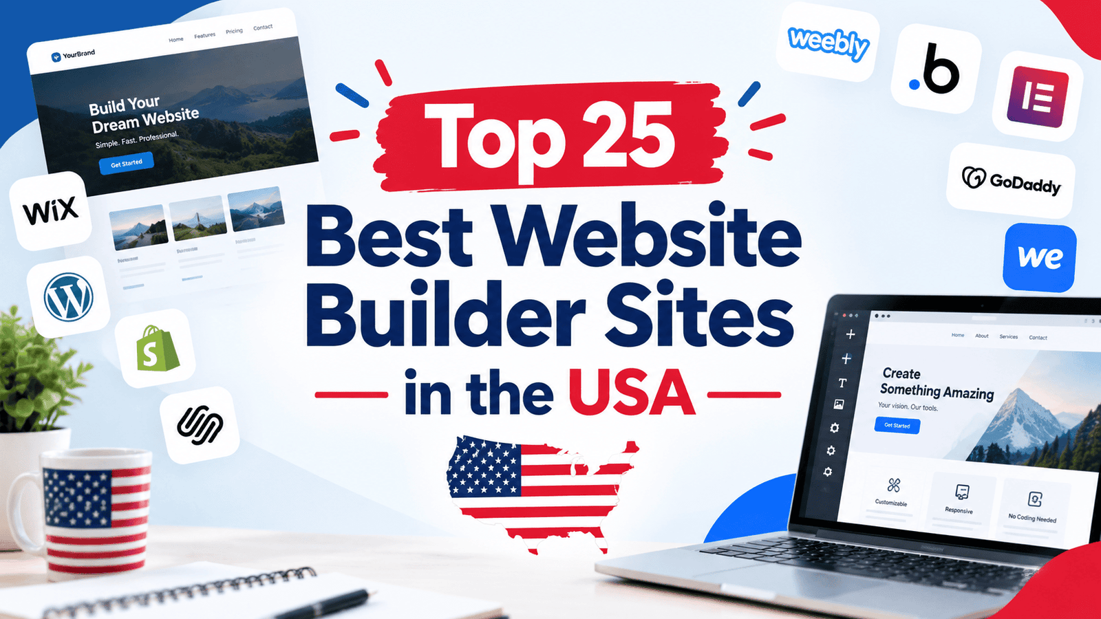 Top 25 Best Website Builder Sites in the USA